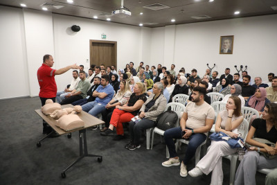 Personele ilk yardım eğitimi verildi Personele ilk yardım eğitimi verildi