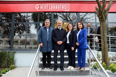 Başkan Özmen Eyüpsultan'ın ilk Kent Lokantası'nın çalışmalarını inceledi Başkan Özmen Eyüpsultan'ın ilk Kent Lokantası'nın çalışmalarını inceledi