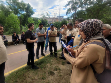 Park ve Bahçeler Müdürlüğü personeline sulama teknikleri eğitimi