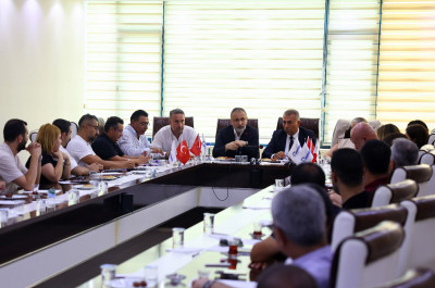 Başkan Özmen, İMİDER'i ziyaret etti Başkan Özmen, İMİDER'i ziyaret etti