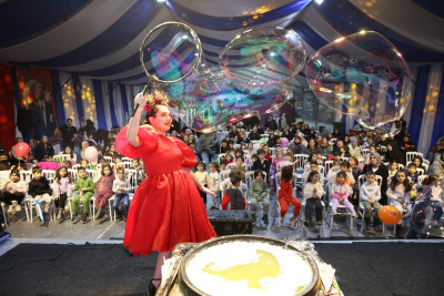 Çocuklar Ramazan Ayı'nın güzelliklerini Eyüpsultan'da yaşıyor