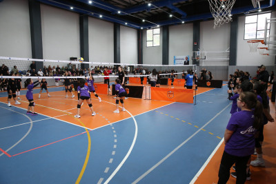 Eyüpsultan'da “Minik Kız Voleybol Şenliği” düzenlendi