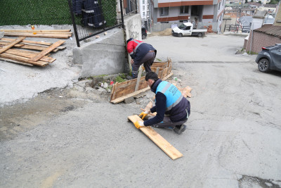 Eyüpsultan'da Fen İşlerinde aralıksız hizmet