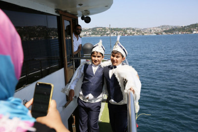 Eyüpsultan'da Sünnet Şöleni Boğaz'da düzenlendi