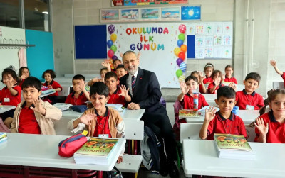 Başkan Özmen, İlköğretim Haftası heyecanını öğrencilerle paylaştı