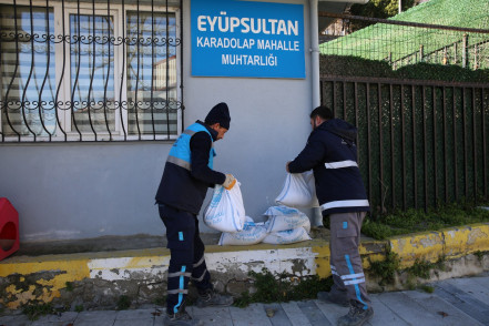 Karla mücadele için tüm önlemler alındı