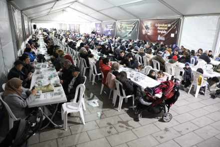 Eyüpsultan'da ramazan boyunca binlerce kişi gönül sofralarında buluştu